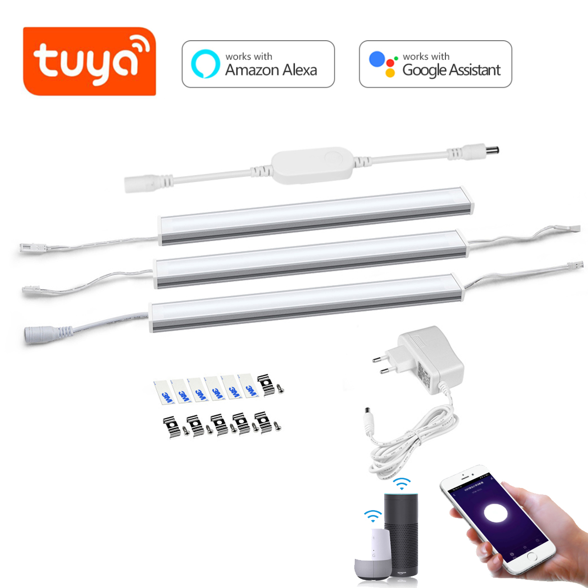 Home Improvement Kitchen - Smart Tuya Wifi Aluminum Bar LED