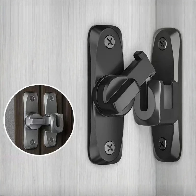 Home Improvement Tool Time - 90/180 Degree Flip Door Lock Anti-Theft