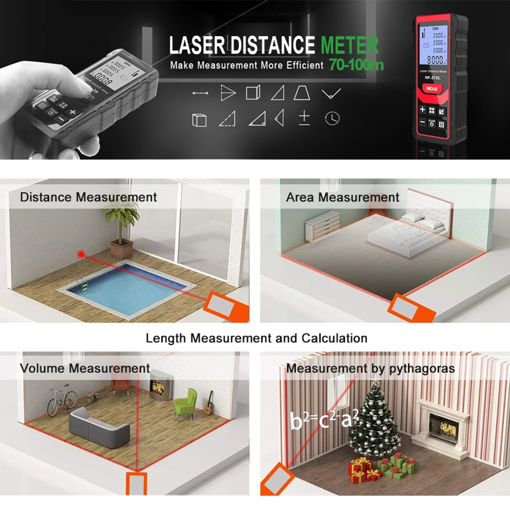 Noyafa NF-271 Laser Distance M - Home Improvement Services review and price