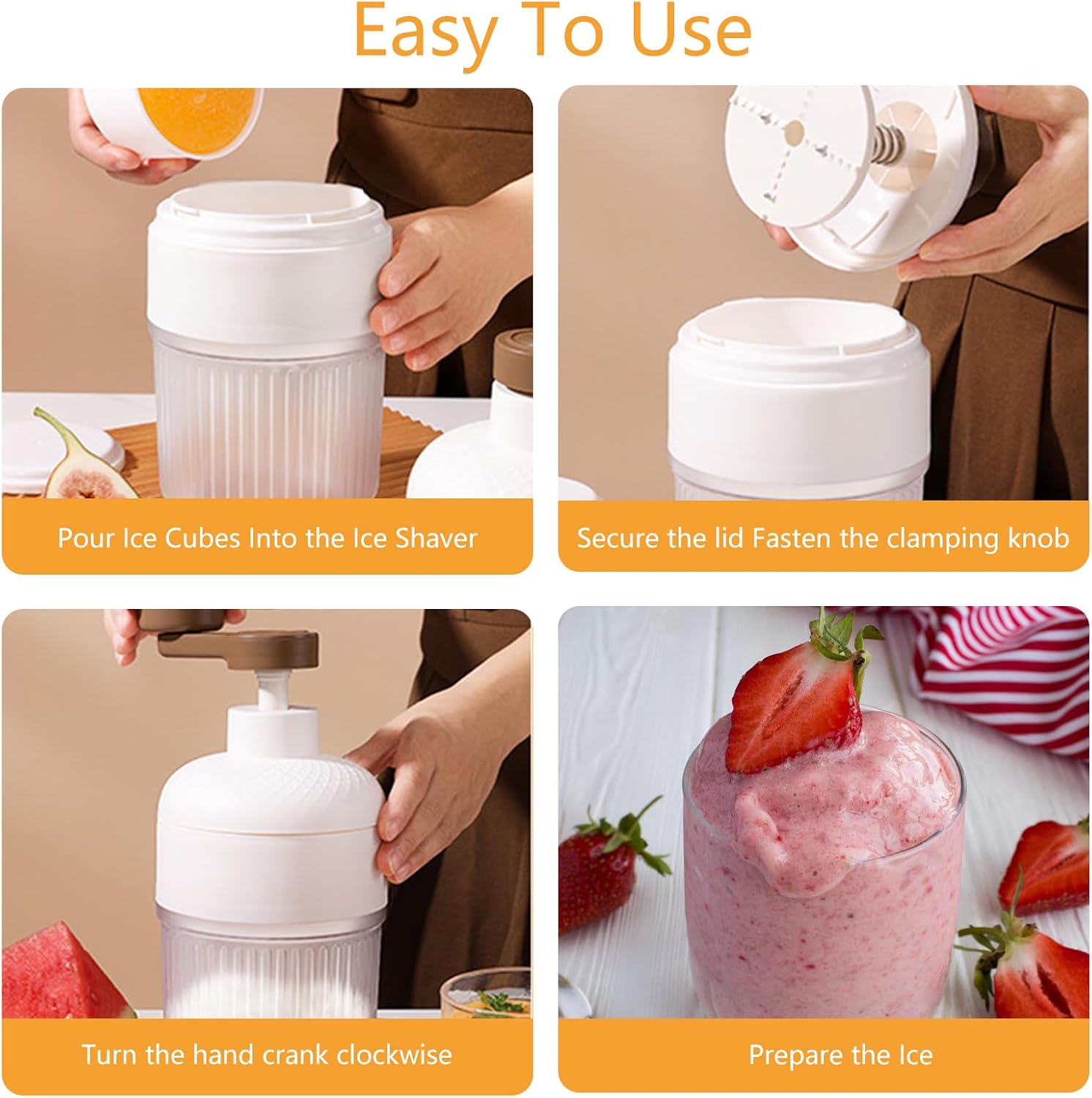 Portable Manual Ice Shaver Sno - Home Improvement Kitchen review and price